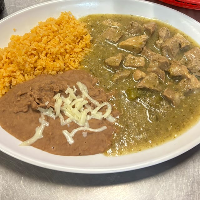Chile Verde Lunch.