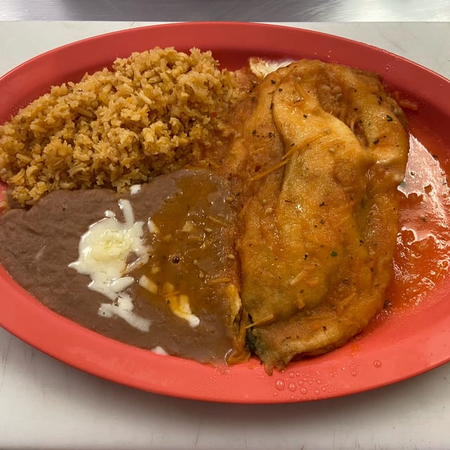 Chile Relleno Lunch.