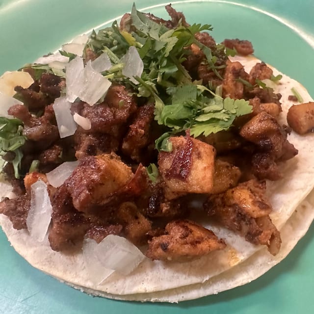 Pastor / Barbecue Pork Taco.