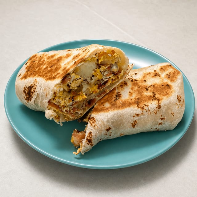 Bacon & Eggs Burrito.