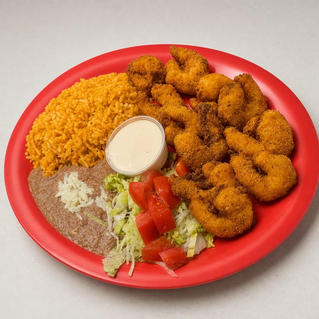 Camarones Empanizados.