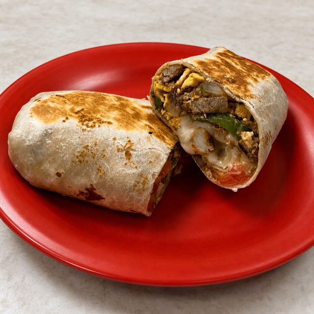 Machaca Burrito.