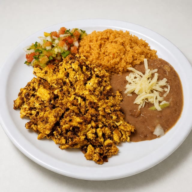 Chorizo & Eggs Plate.