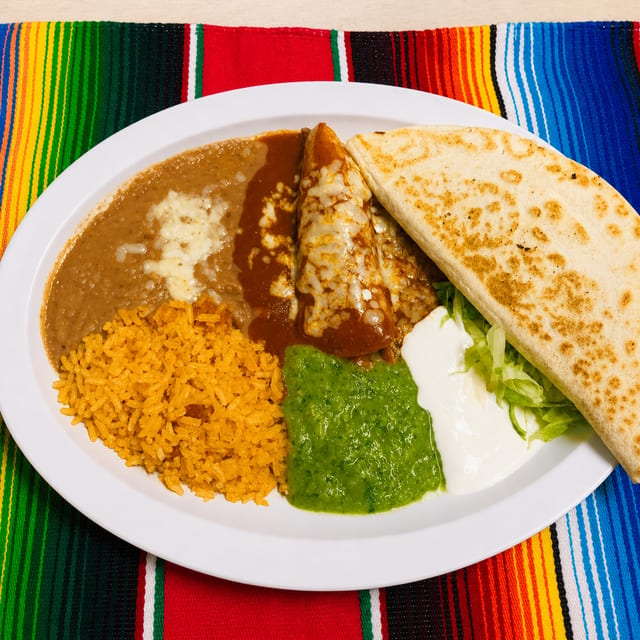 #3 Quesadilla & Enchilada Combo.