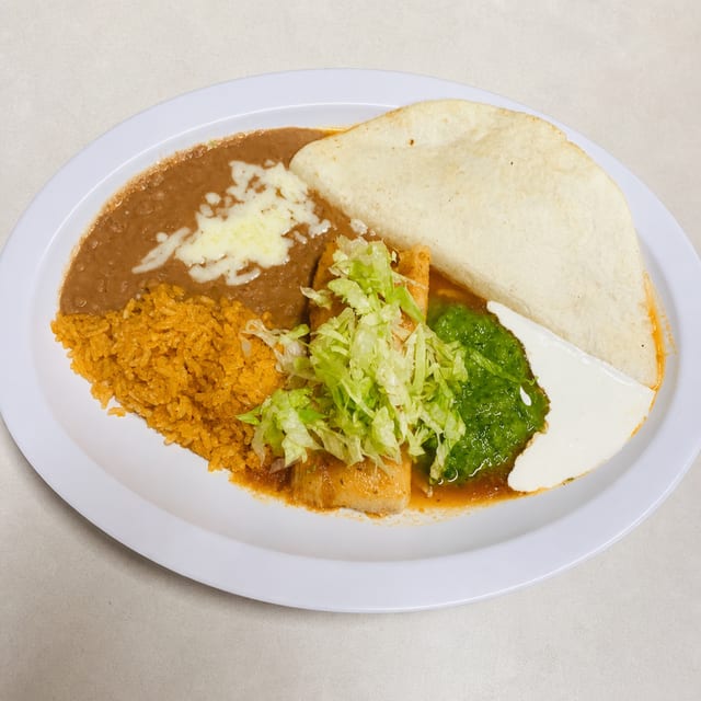 #10 Quesadilla & Chicken Tamale Combo.