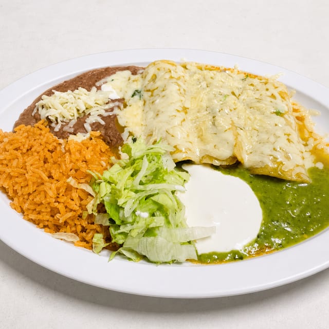 3 Enchilada Plate.